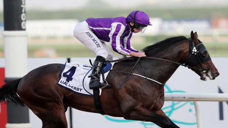 Ryan Moore riding to victory in Dubai earlier this year